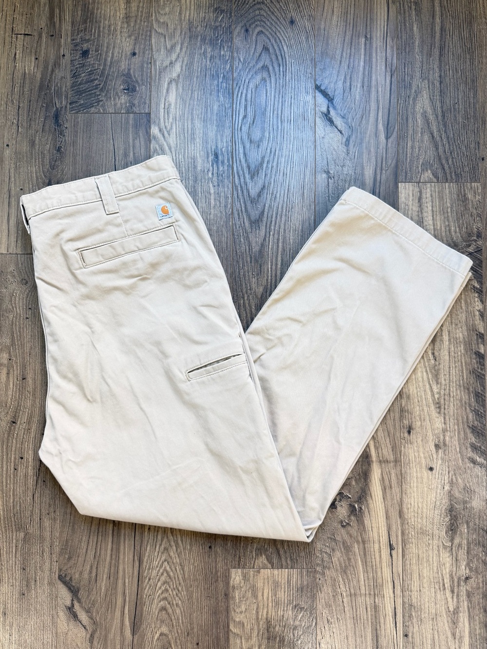 Carhartt Men’s White Relaxed Fit Work Pants 40x32